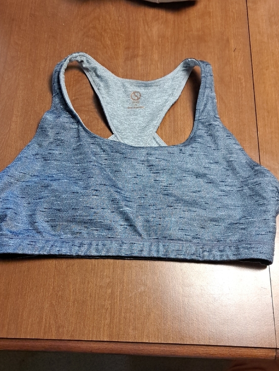 shape Activewear Other - Heathered Blue Racerback Sports Bra - Lightweight Support